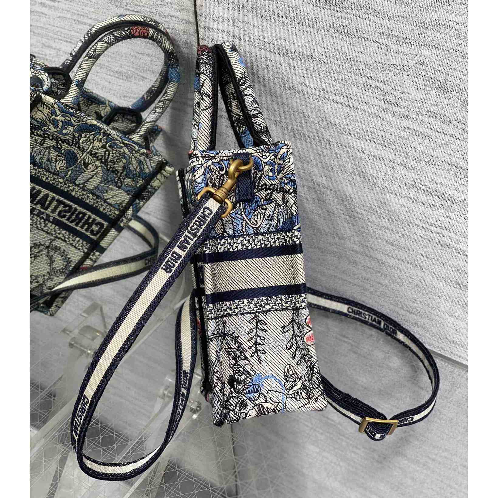 Dior Mini Dior Book Tote Phone Bag - DopestKickz