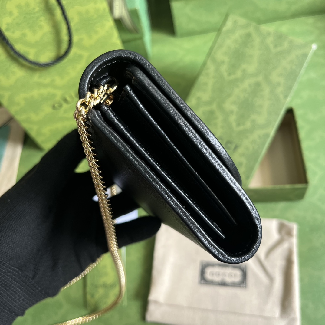 Gucci Blondie Medium Chain Wallet(12.5-11-2.5cm) - DopestKickz