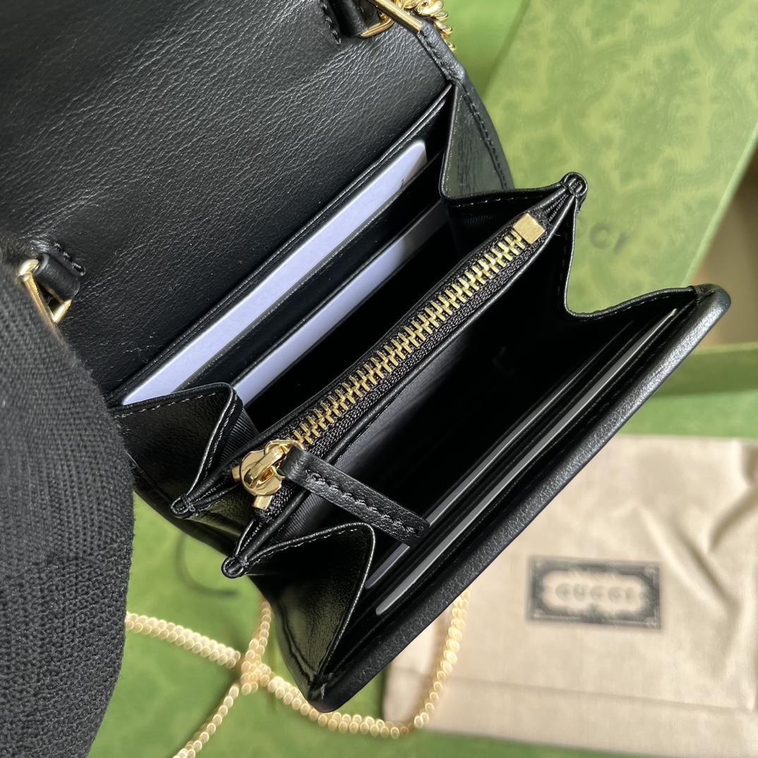 Gucci Blondie Medium Chain Wallet(12.5-11-2.5cm) - DopestKickz