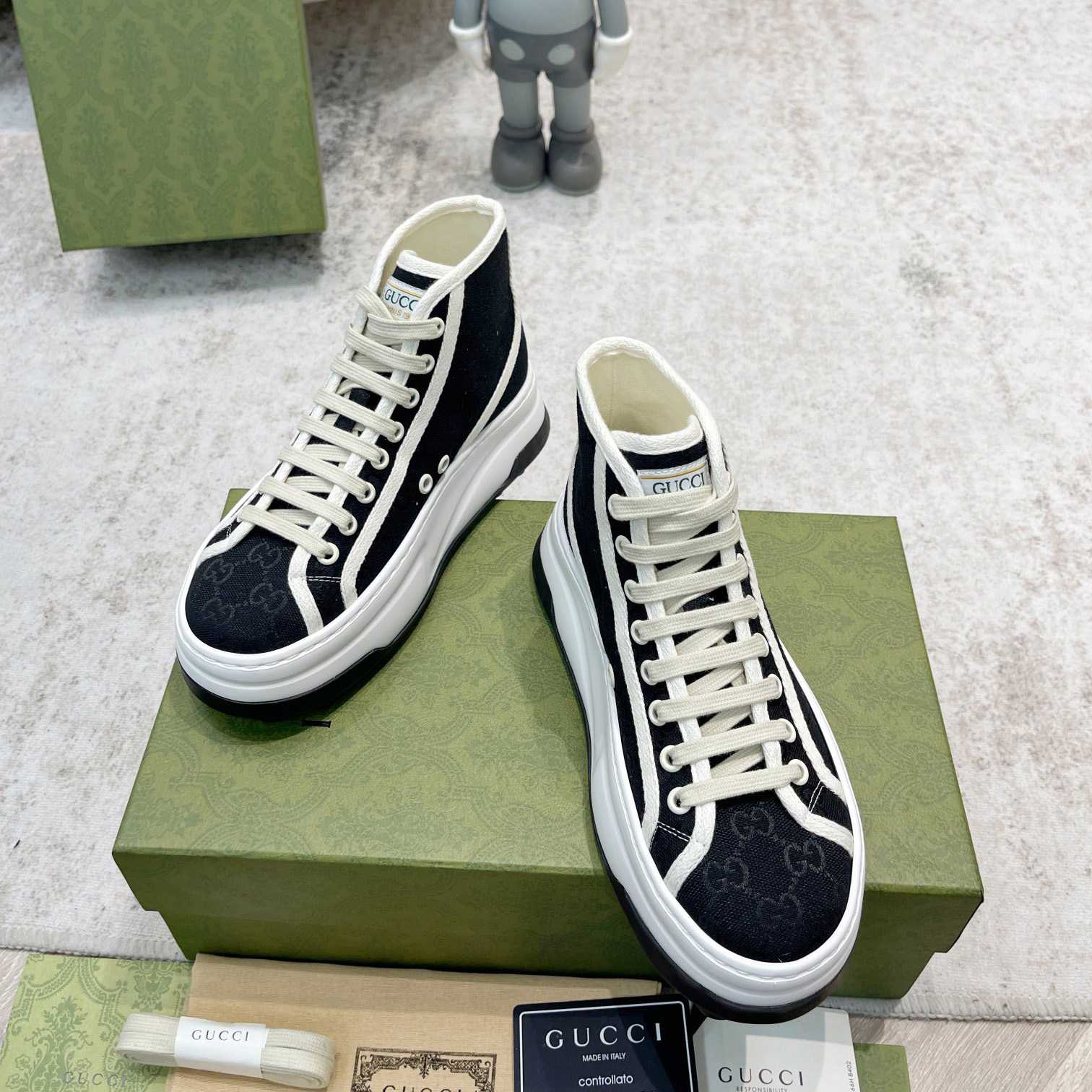 Gucci GG High Top Sneaker - DopestKickz