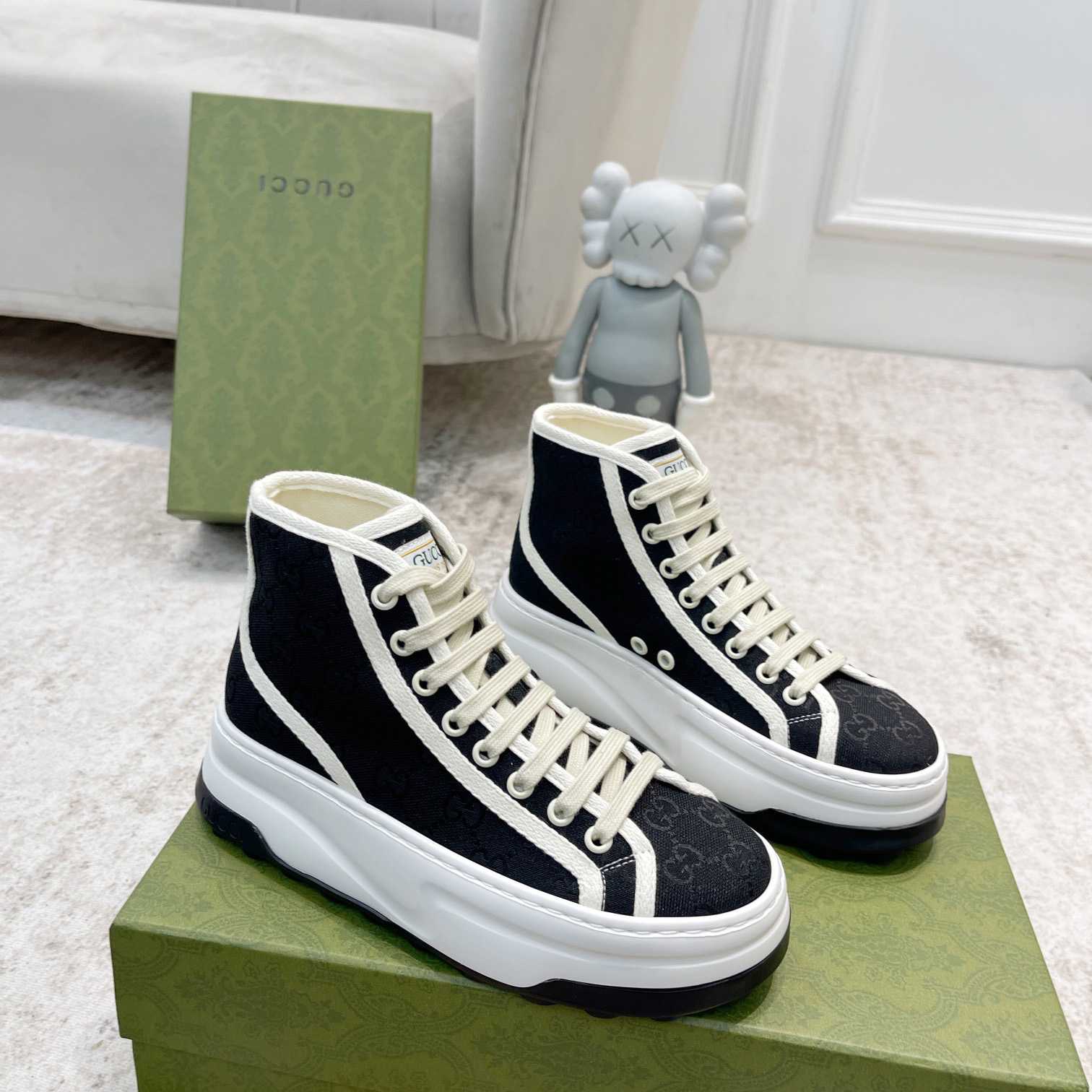 Gucci GG High Top Sneaker - DopestKickz