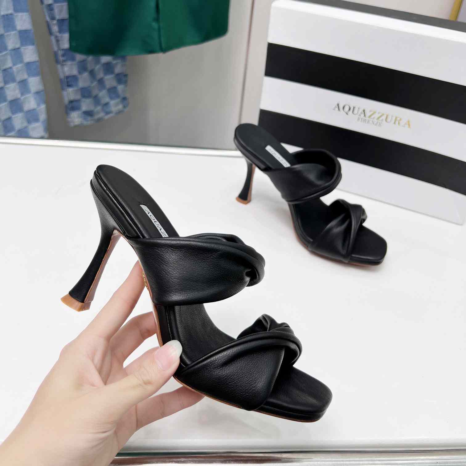 Aquazzura Twist Sandal 95 - DopestKickz