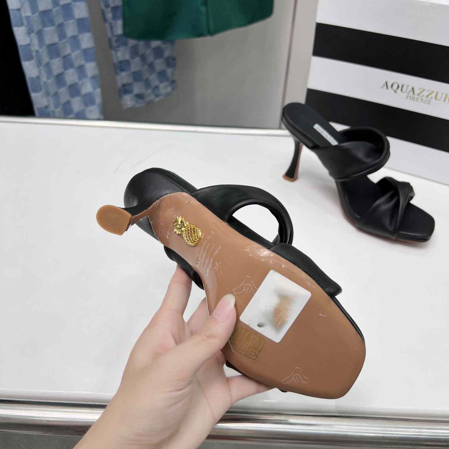 Aquazzura Twist Sandal 95 - DopestKickz