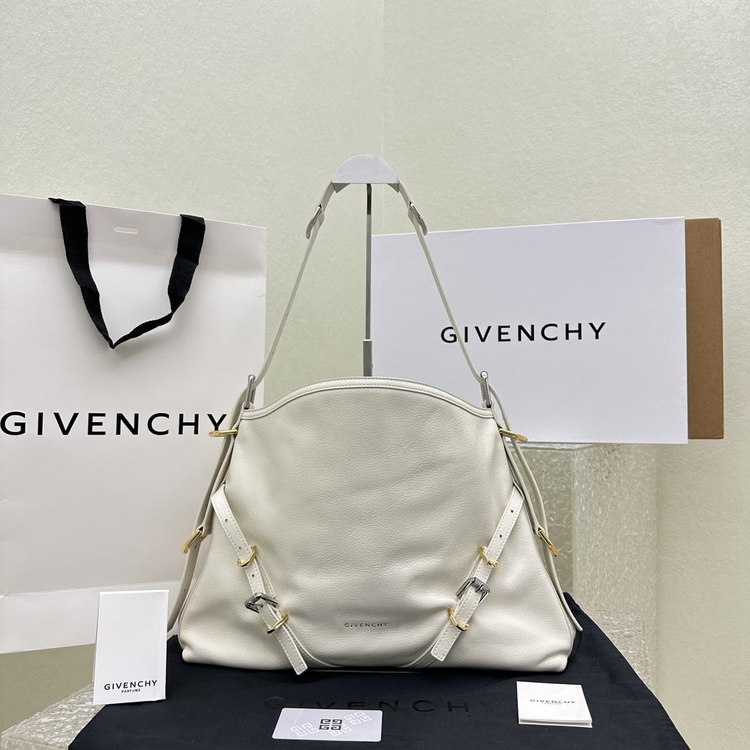 Givenchy Medium Voyou Bag In Leather(32-37-6.5cm) - DopestKickz