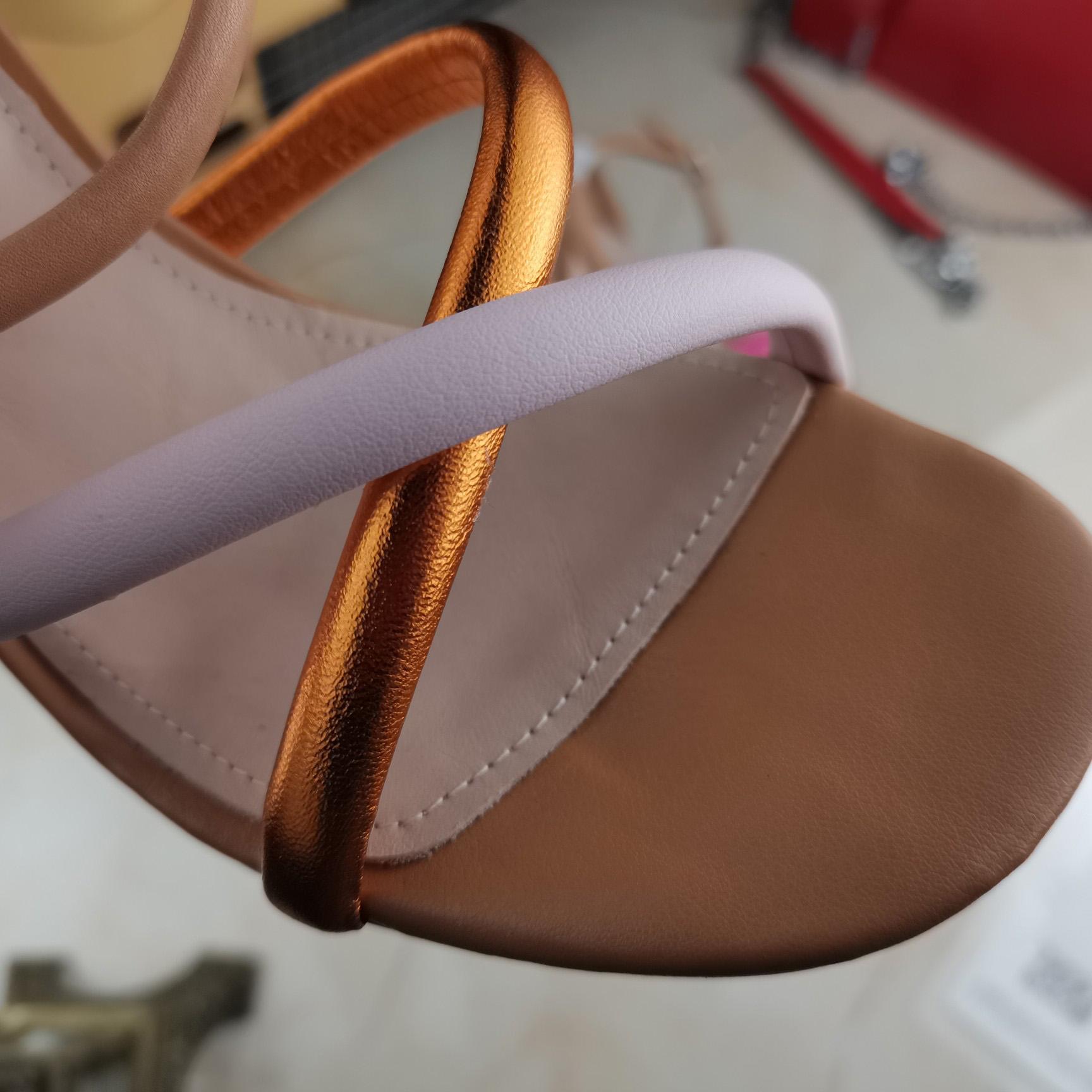 Fendi Women's Purple First Leather Sandal - DopestKickz