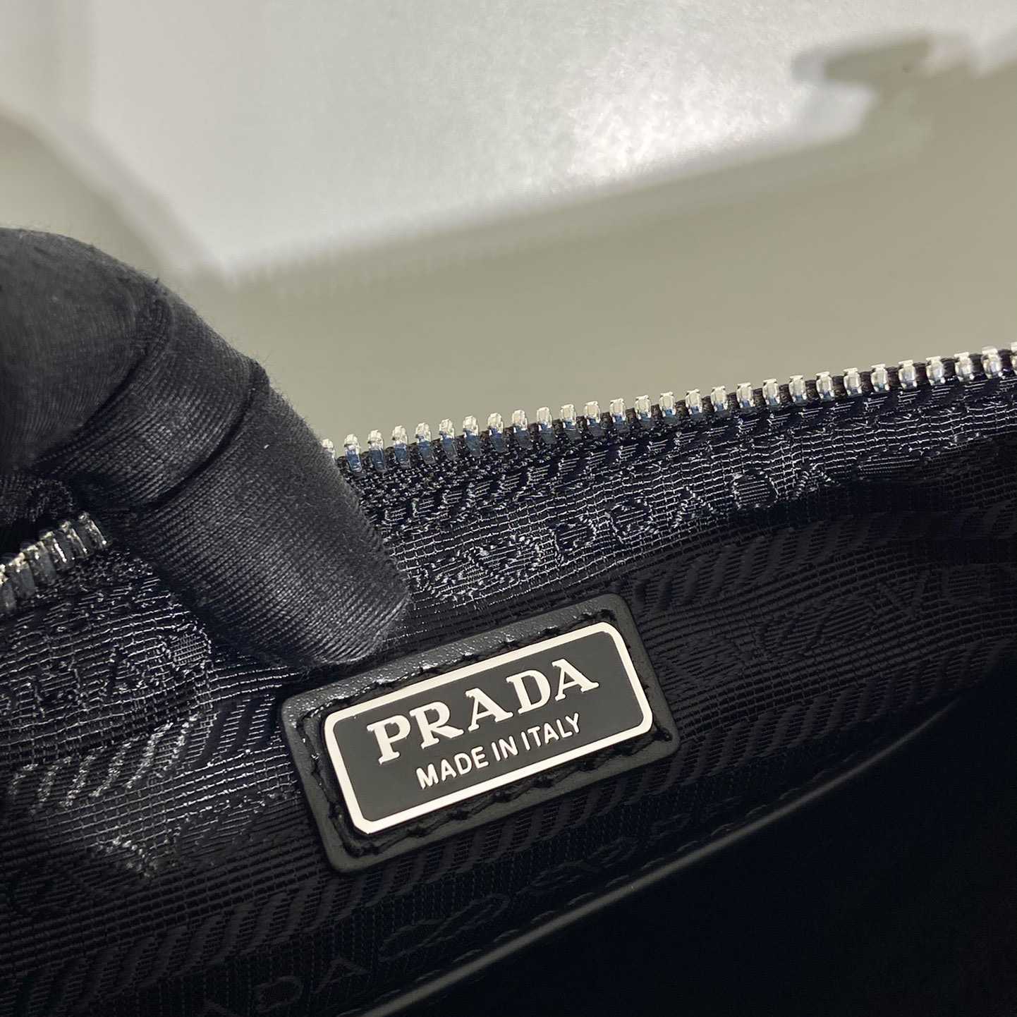 Prada Triangle Leather Bag - DopestKickz