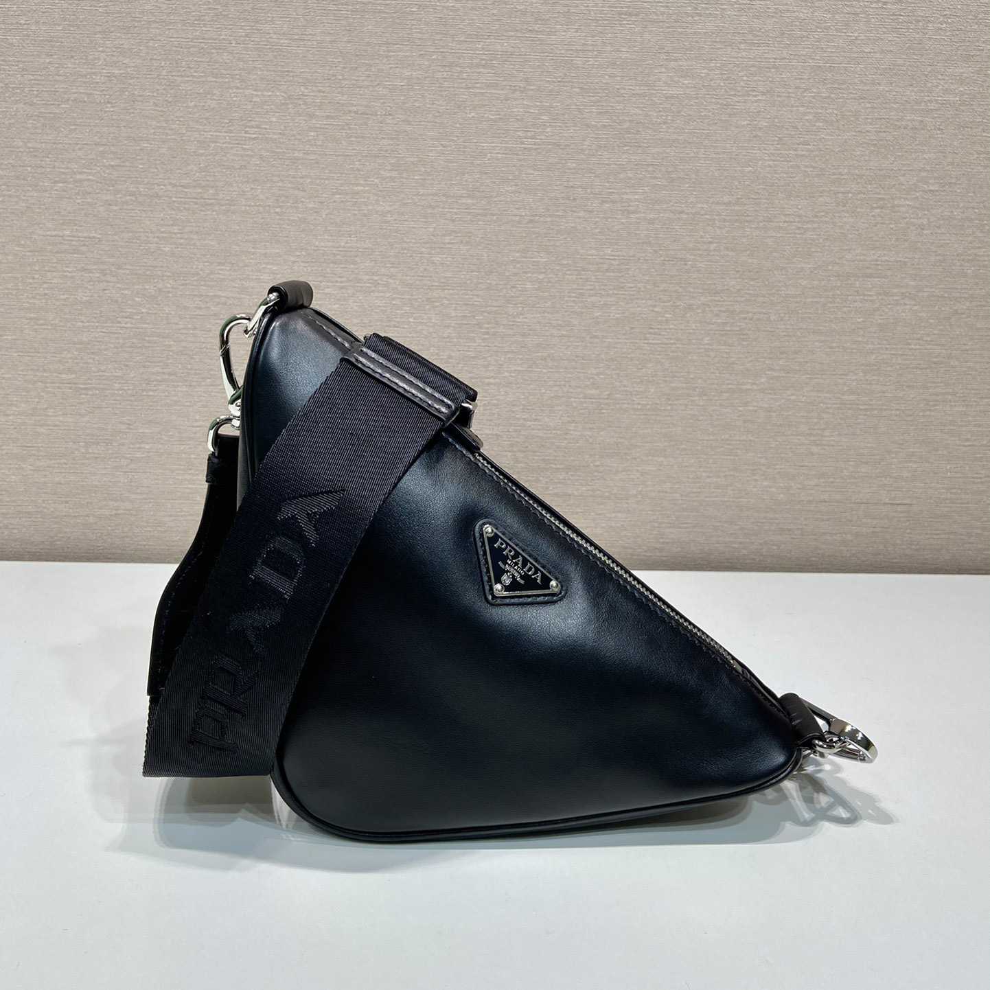 Prada Triangle Leather Bag - DopestKickz
