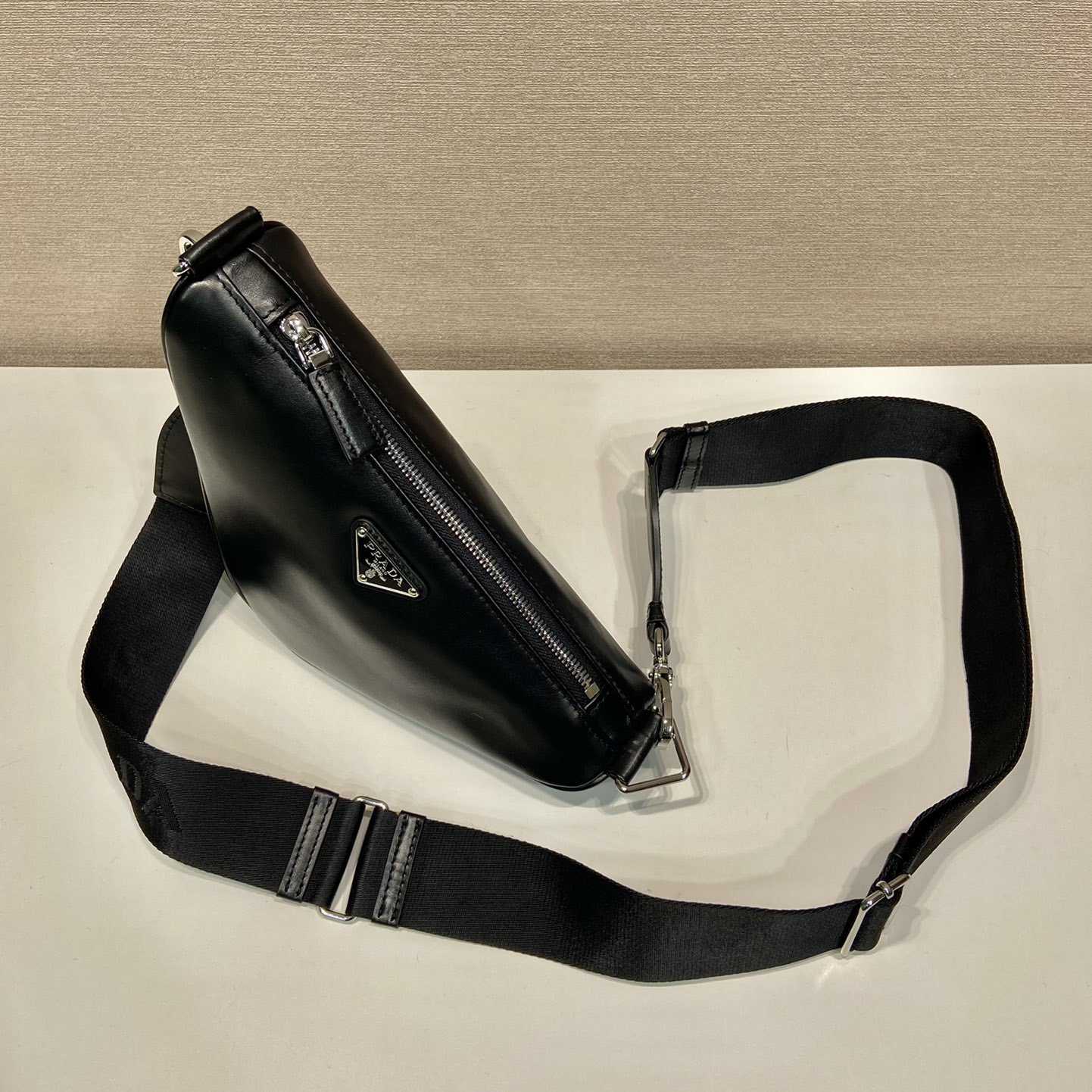 Prada Triangle Leather Bag - DopestKickz