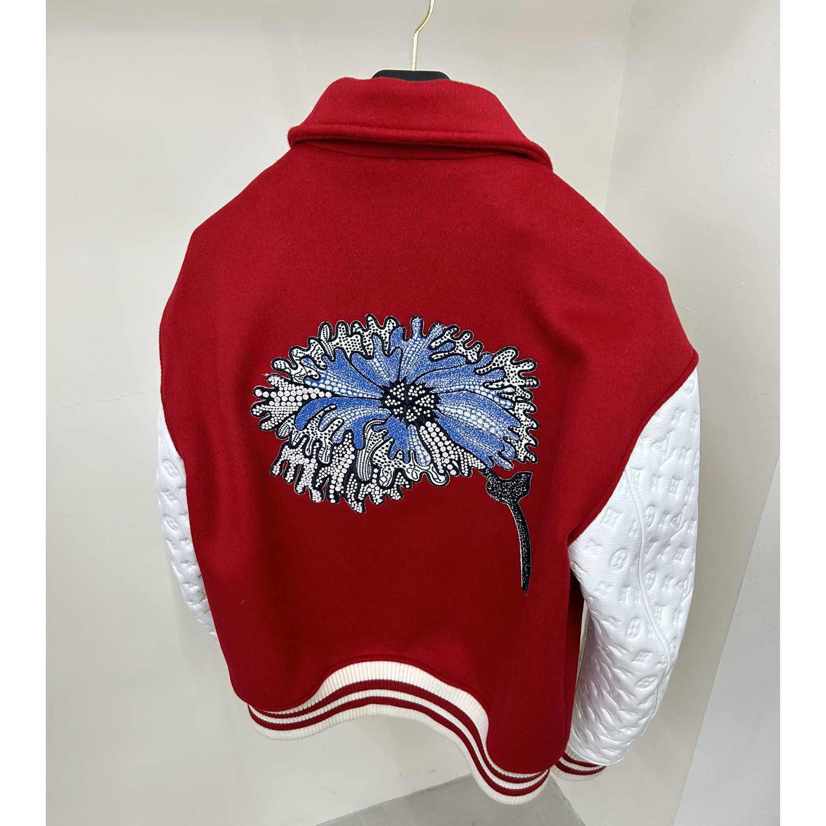 Louis Vuitton LV x YK Psychedelic Flower Embroidered Varsity Blouson   1AB8I2 - DopestKickz