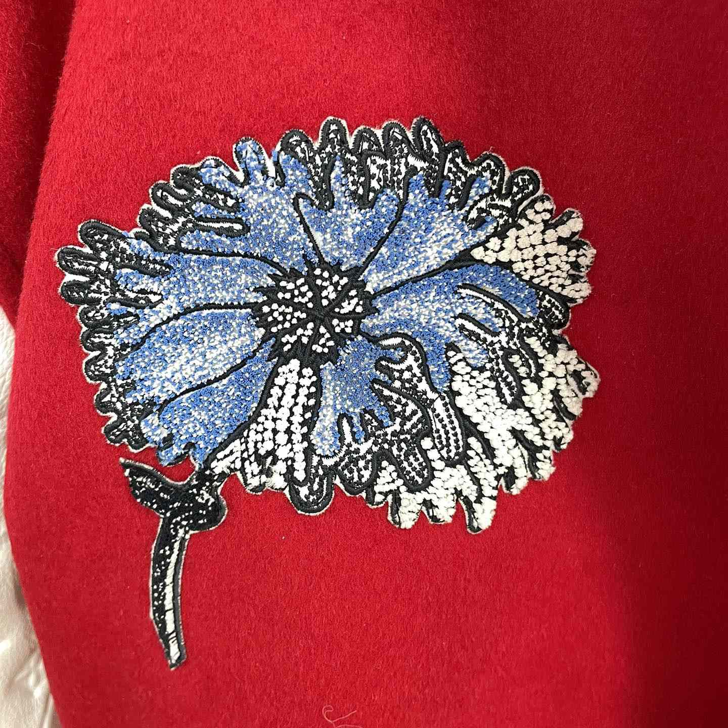 Louis Vuitton LV x YK Psychedelic Flower Embroidered Varsity Blouson   1AB8I2 - DopestKickz