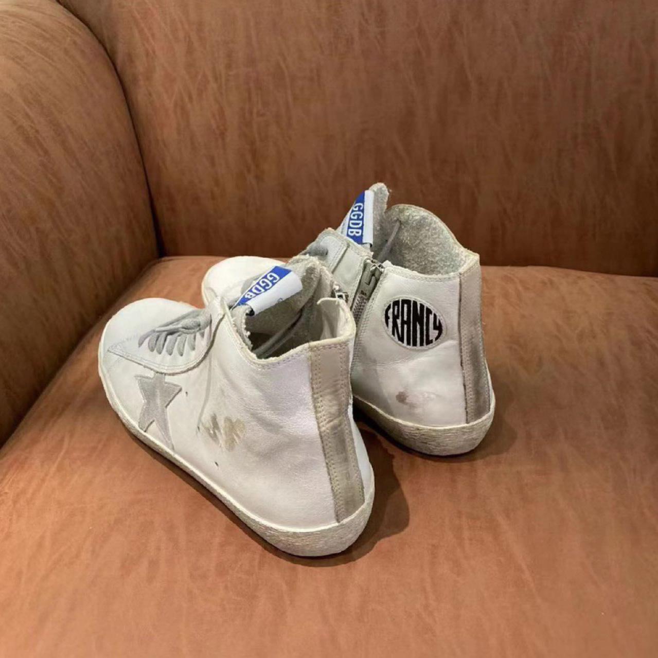 Golden Goose Francy Sneakers In Leather With Suede Star - DopestKickz