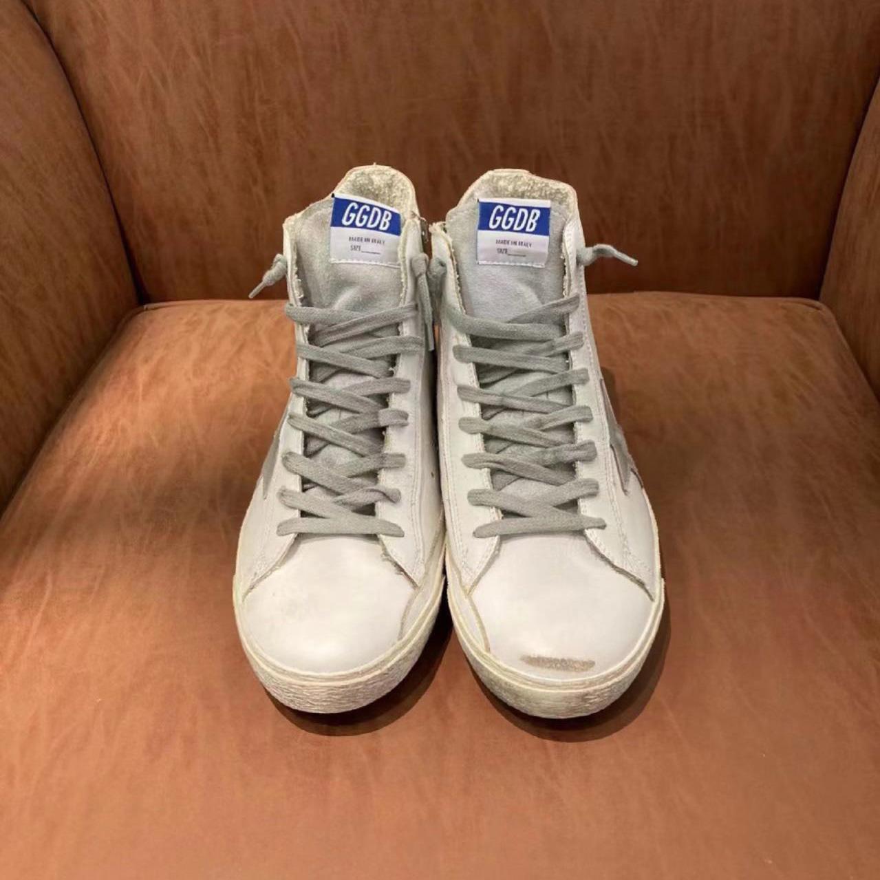 Golden Goose Francy Sneakers In Leather With Suede Star - DopestKickz