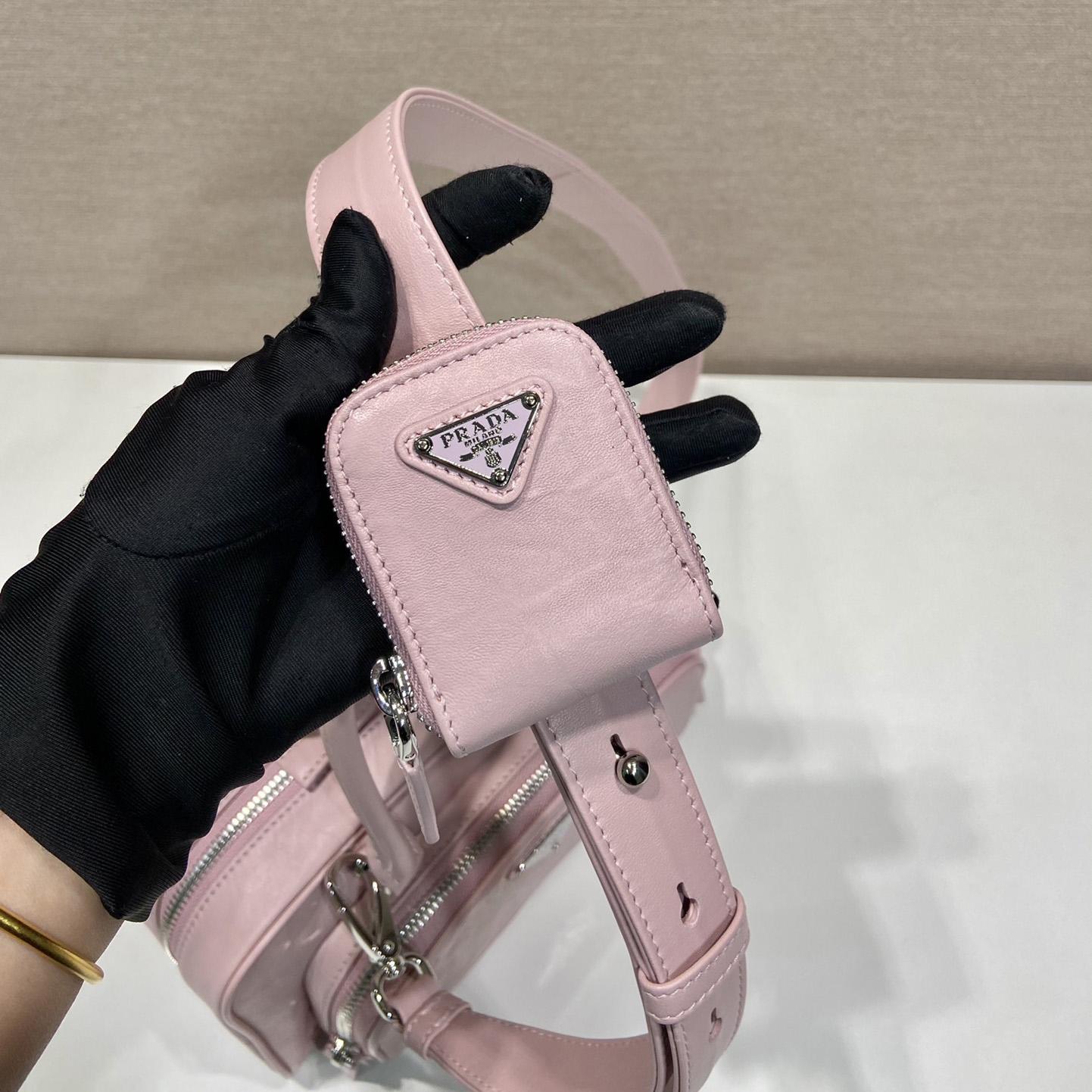 Prada Antique Nappa Leather Multi-pocket Top-handle Bag - DopestKickz