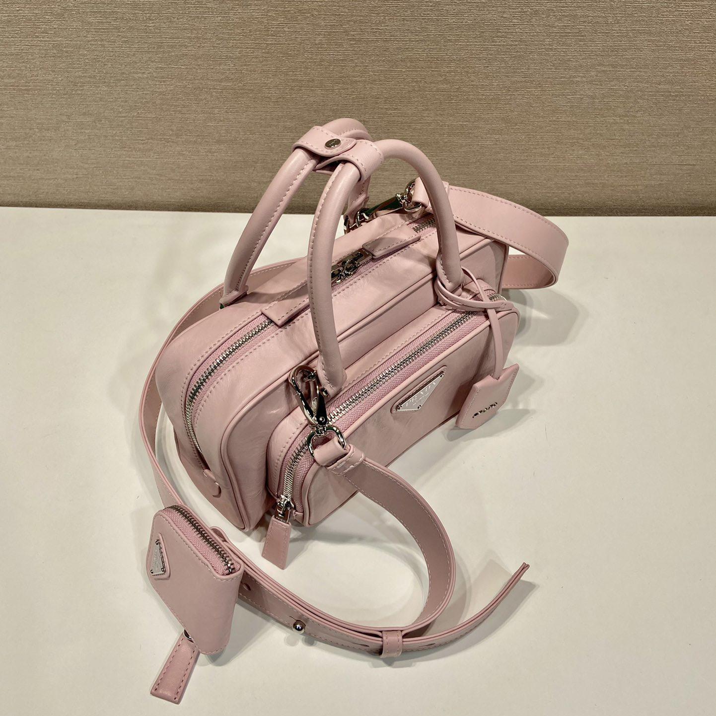 Prada Antique Nappa Leather Multi-pocket Top-handle Bag - DopestKickz