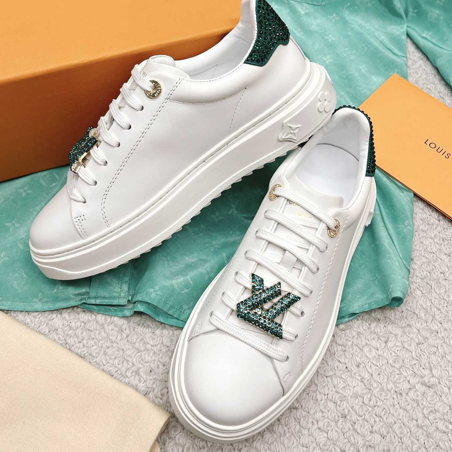 Louis Vuitton Time Out Sneaker (upon uk size)   - DopestKickz