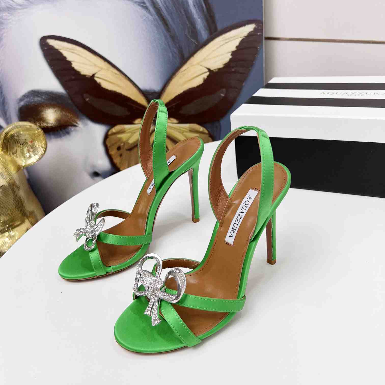 Aquazzura Babe Sandal 105 - DopestKickz