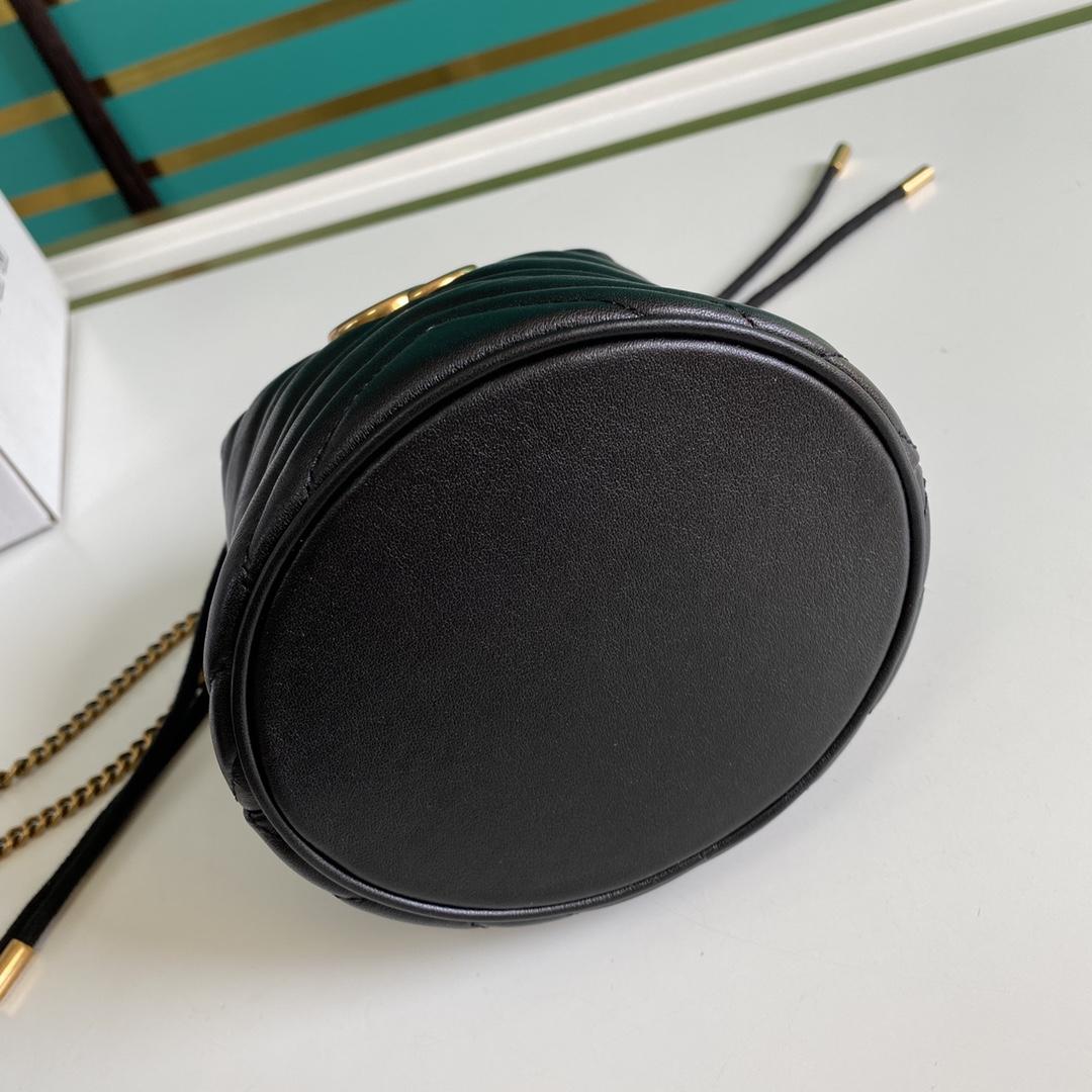 Gucci GG Marmont Mini Bucket Bag(19-17cm) - DopestKickz