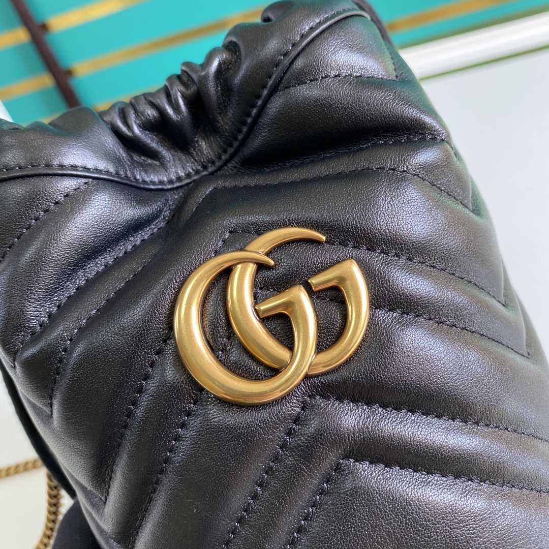 Gucci GG Marmont Mini Bucket Bag(19-17cm) - DopestKickz