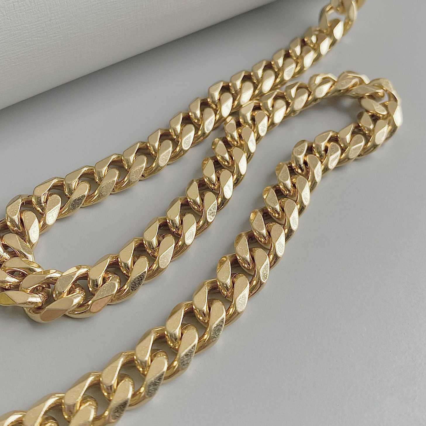 Celine Chain Shoulder Bag Triomphe In Shiny Calfskin - DopestKickz