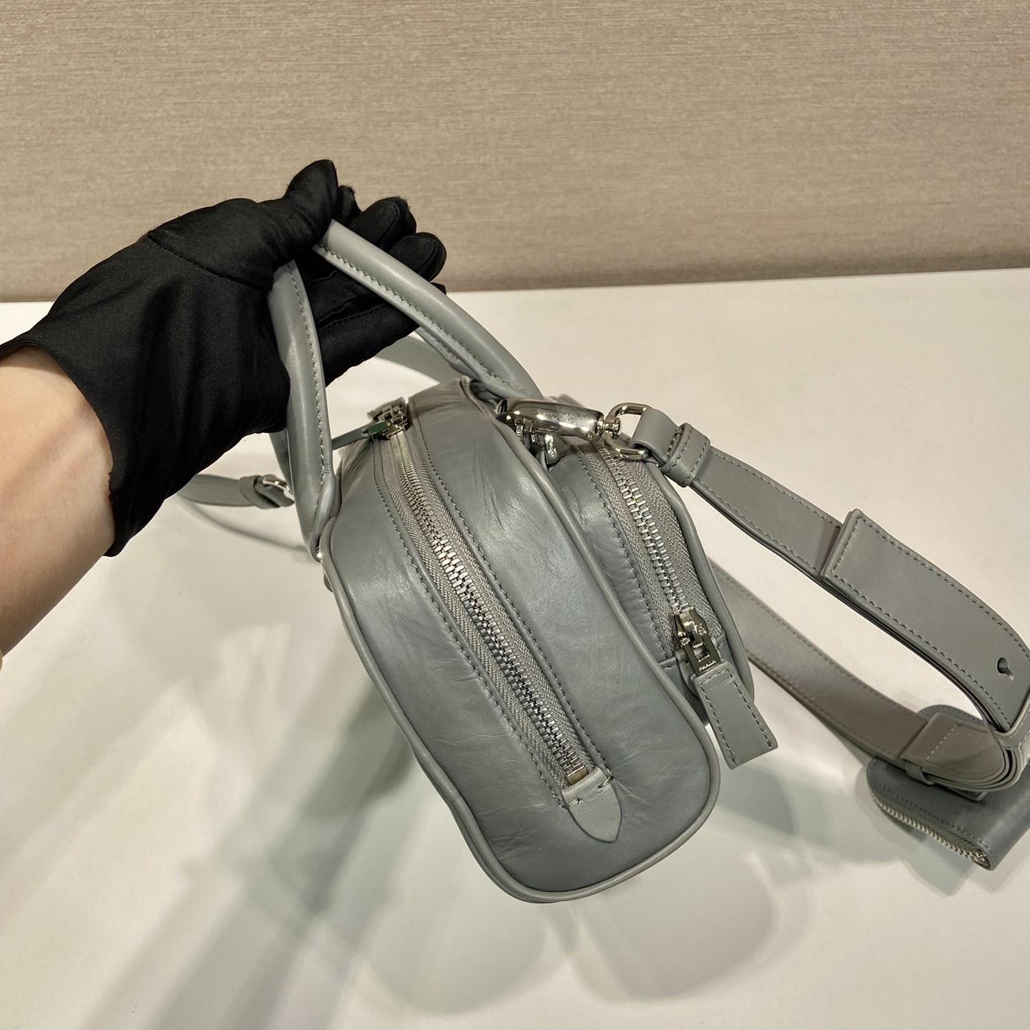 Prada Antique Nappa Leather Multi-pocket Top-handle Bag - DopestKickz