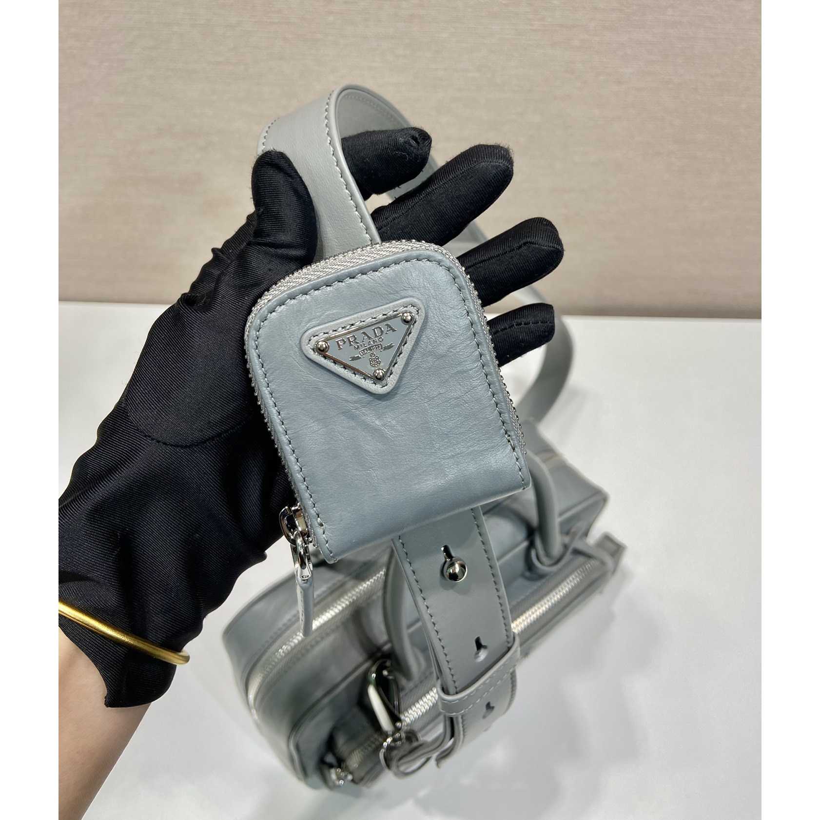 Prada Antique Nappa Leather Multi-pocket Top-handle Bag - DopestKickz