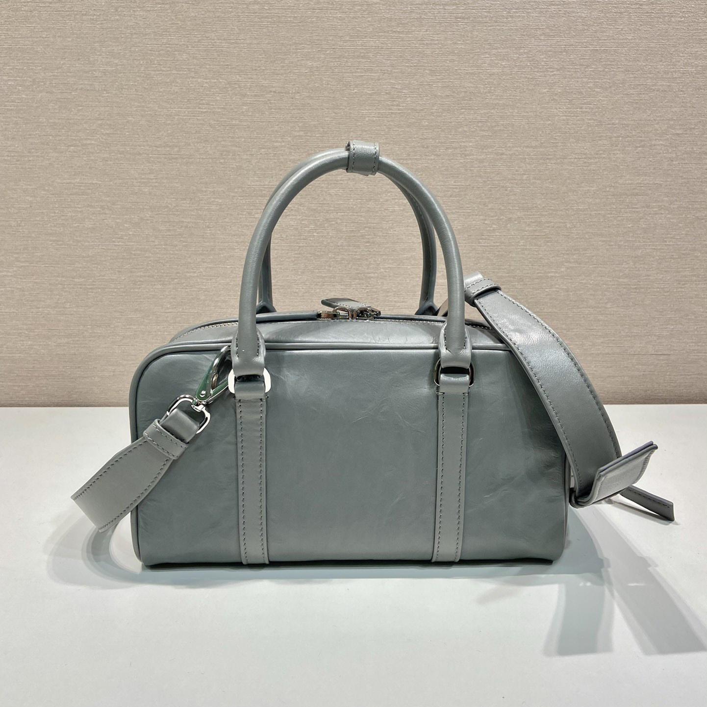 Prada Antique Nappa Leather Multi-pocket Top-handle Bag - DopestKickz