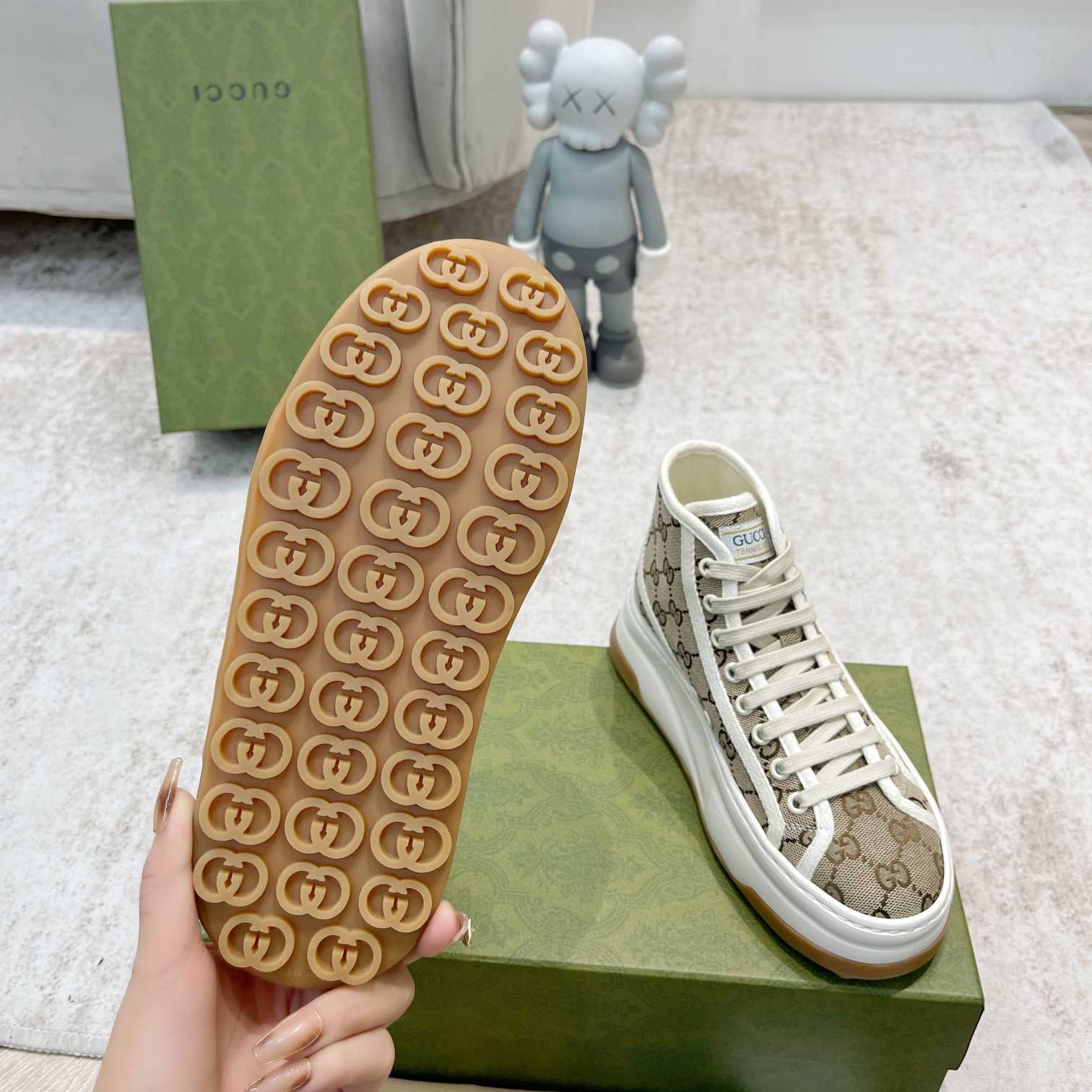 Gucci GG High Top Sneaker - DopestKickz