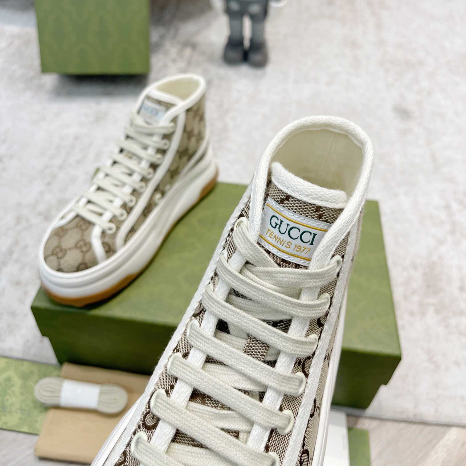 Gucci GG High Top Sneaker - DopestKickz