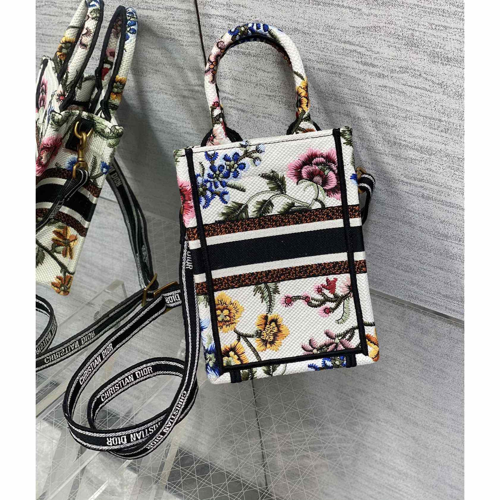 Dior Mini Dior Book Tote Phone Bag - DopestKickz