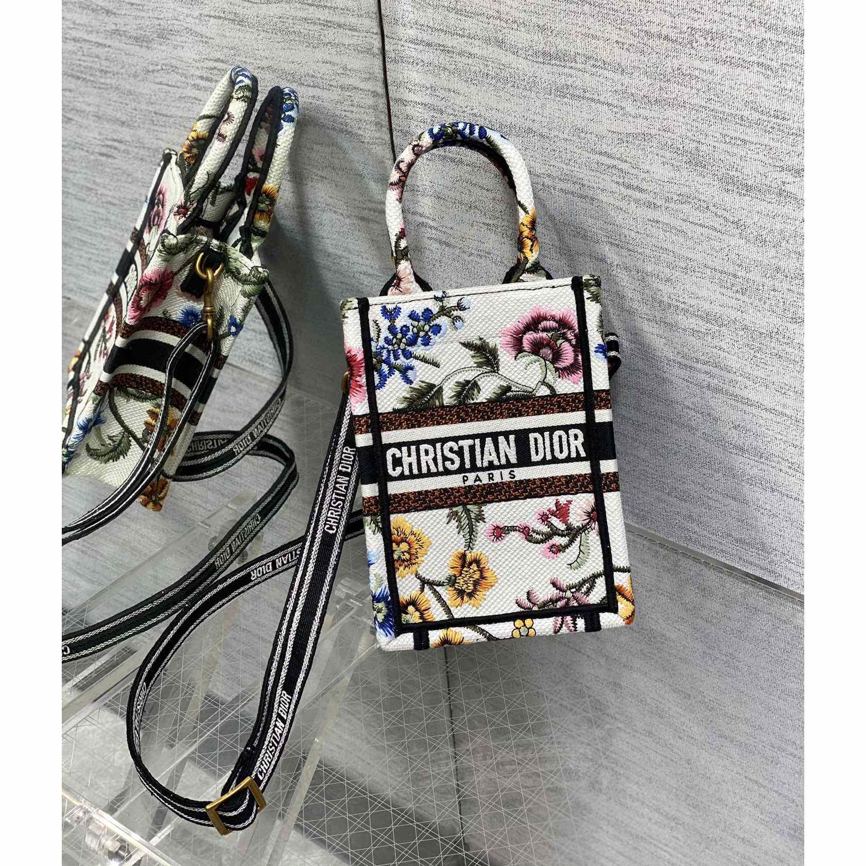 Dior Mini Dior Book Tote Phone Bag - DopestKickz