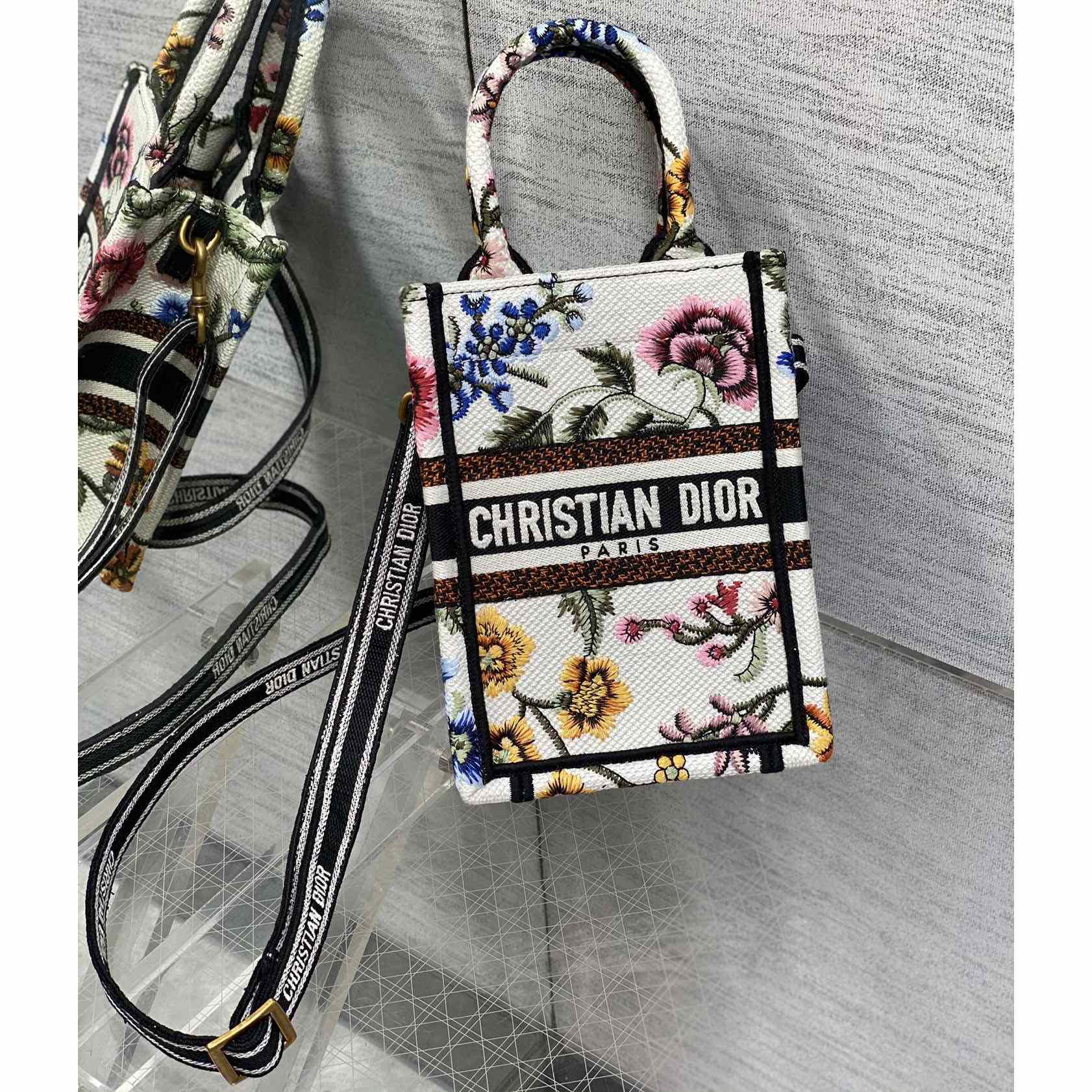 Dior Mini Dior Book Tote Phone Bag - DopestKickz