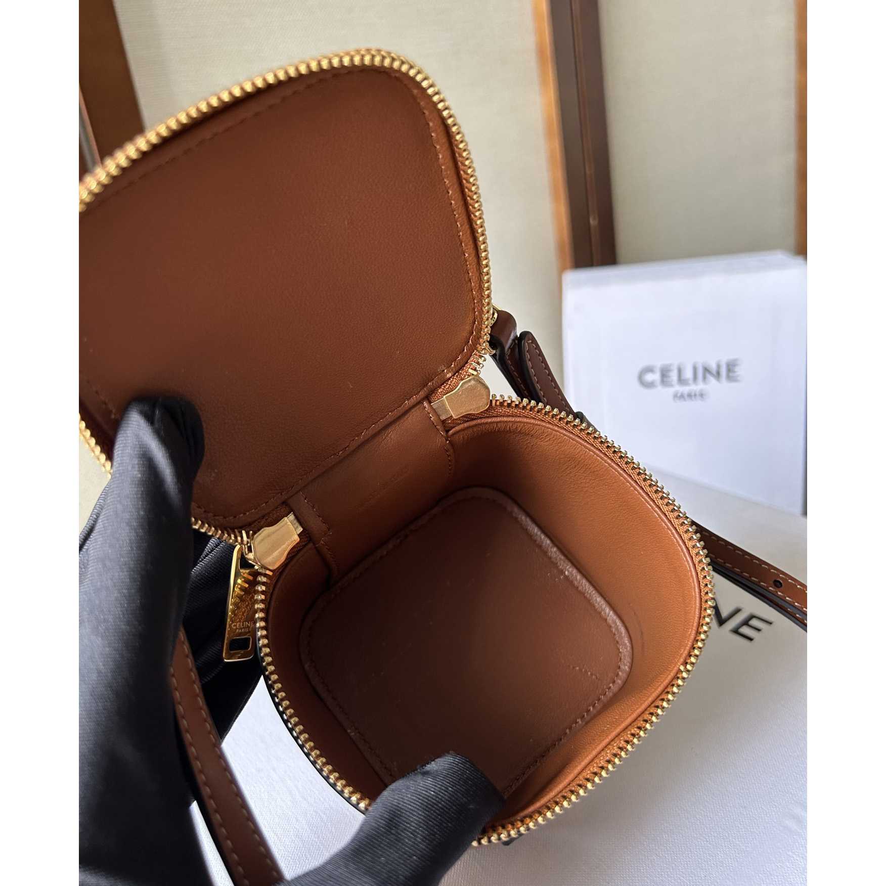 Celine Mini Vanity Case In Smooth Calfskin - DopestKickz