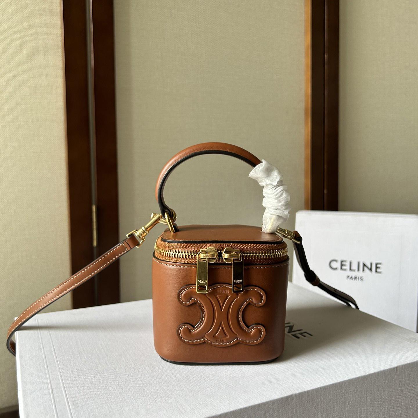 Celine Mini Vanity Case In Smooth Calfskin - DopestKickz