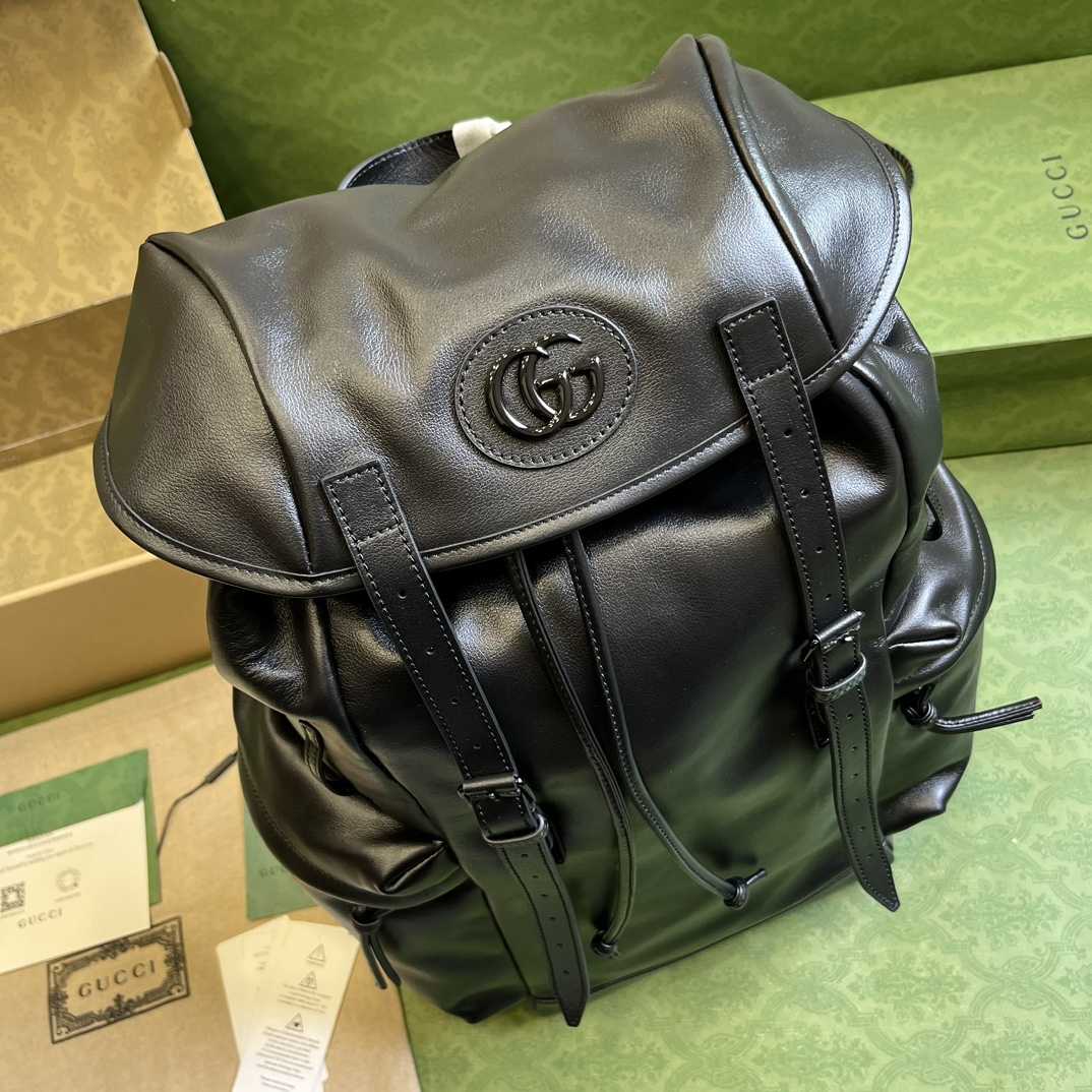 Gucci Backpack With Tonal Double G(38-44-15cm) - DopestKickz