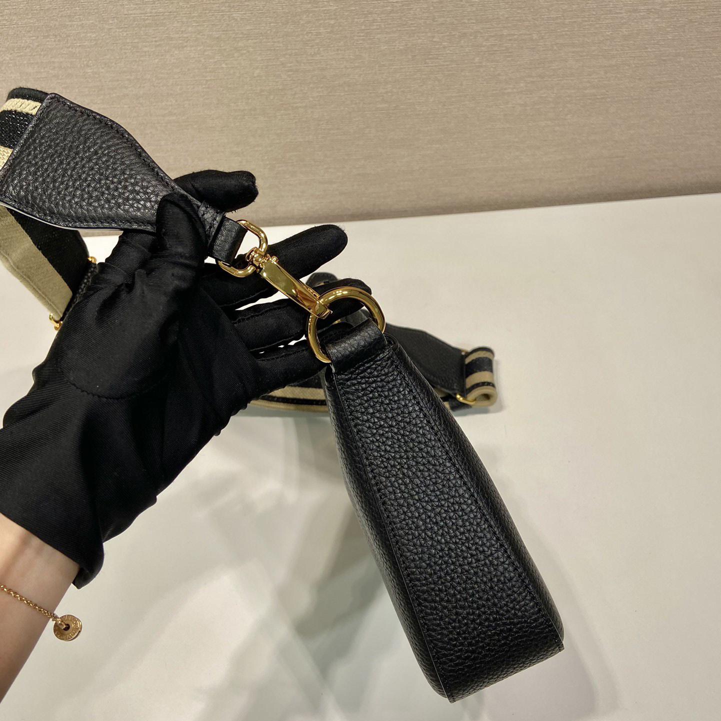 Prada Leather Shoulder Bag - DopestKickz