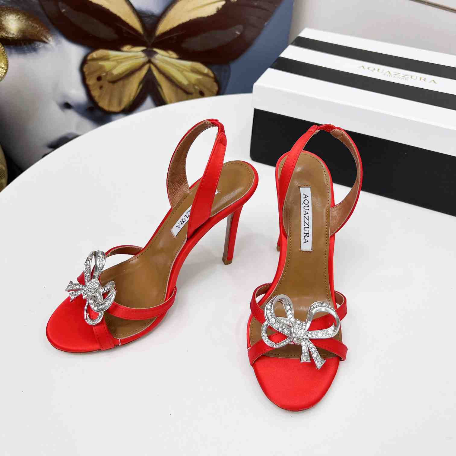 Aquazzura Babe Sandal 105 - DopestKickz