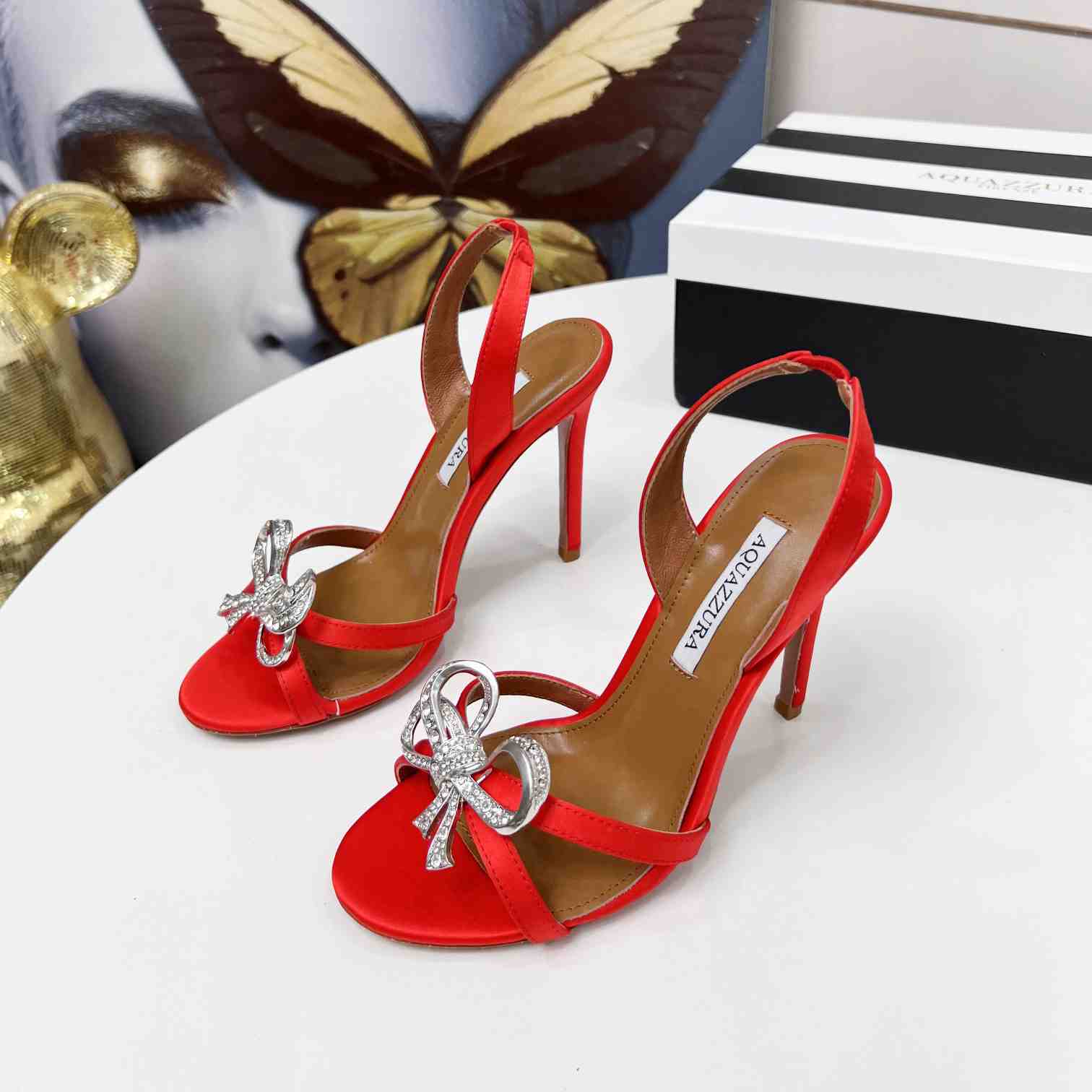 Aquazzura Babe Sandal 105 - DopestKickz