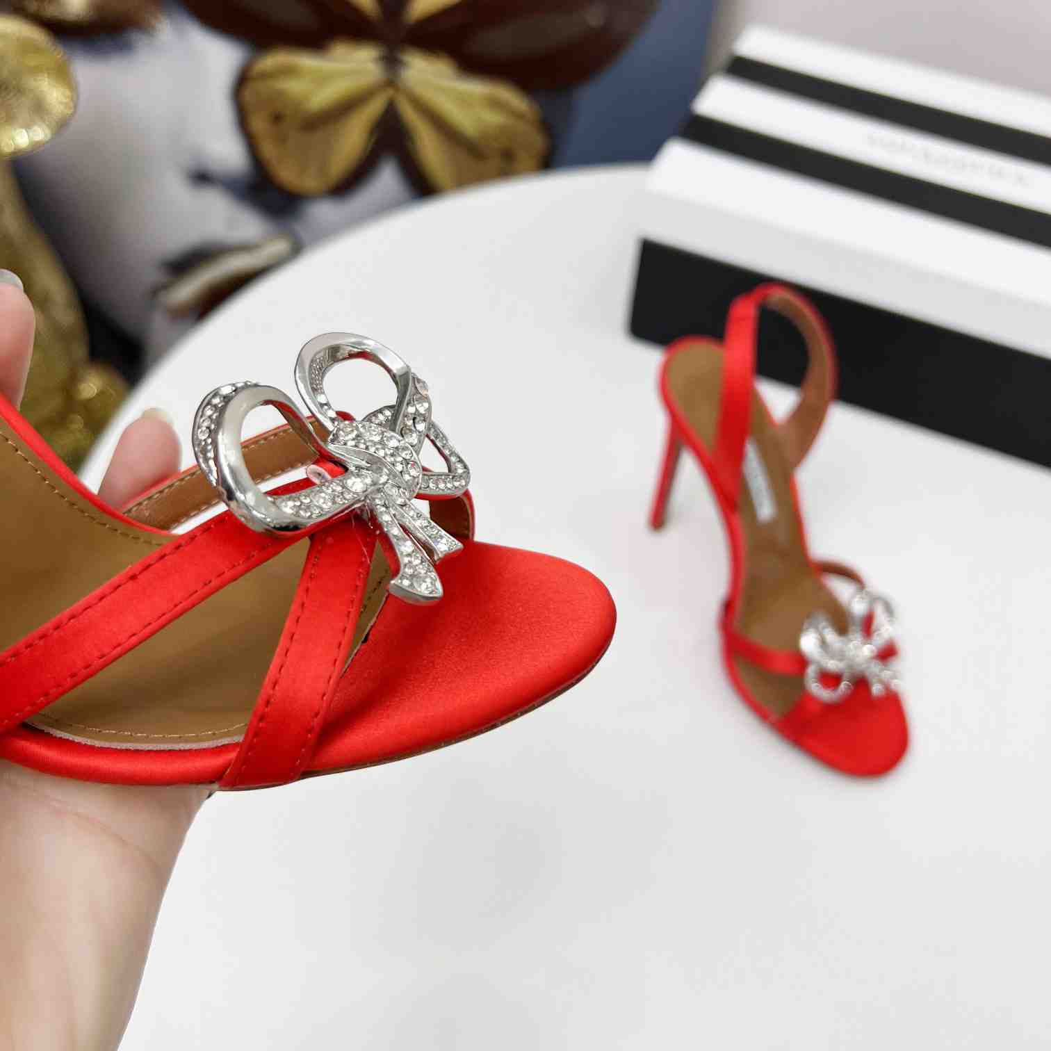 Aquazzura Babe Sandal 105 - DopestKickz