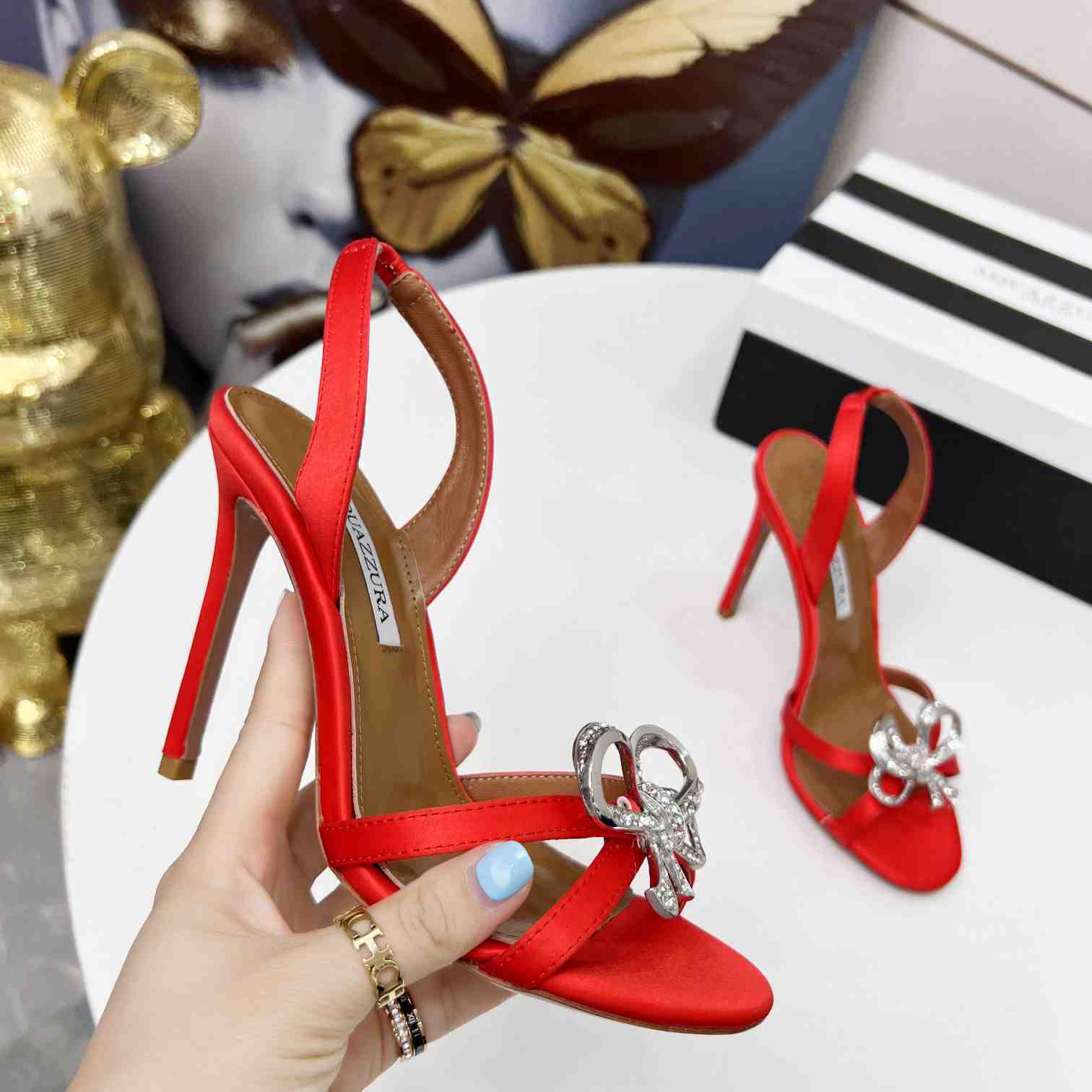 Aquazzura Babe Sandal 105 - DopestKickz