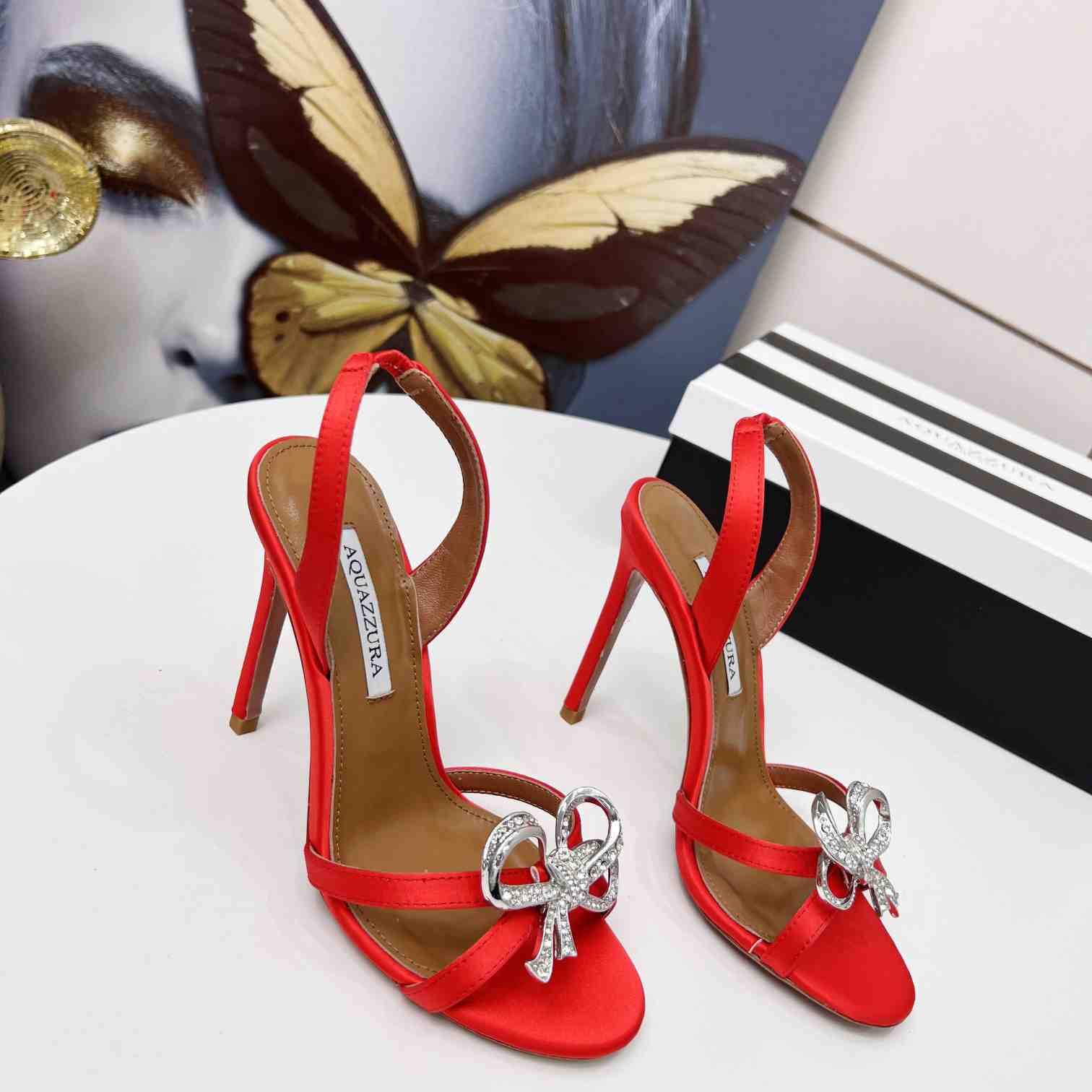 Aquazzura Babe Sandal 105 - DopestKickz