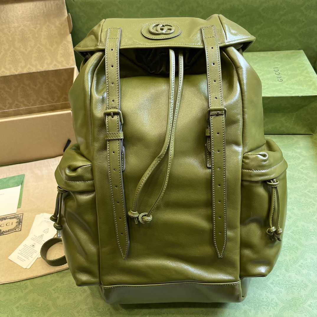 Gucci Backpack With Tonal Double G(38-44-15cm) - DopestKickz