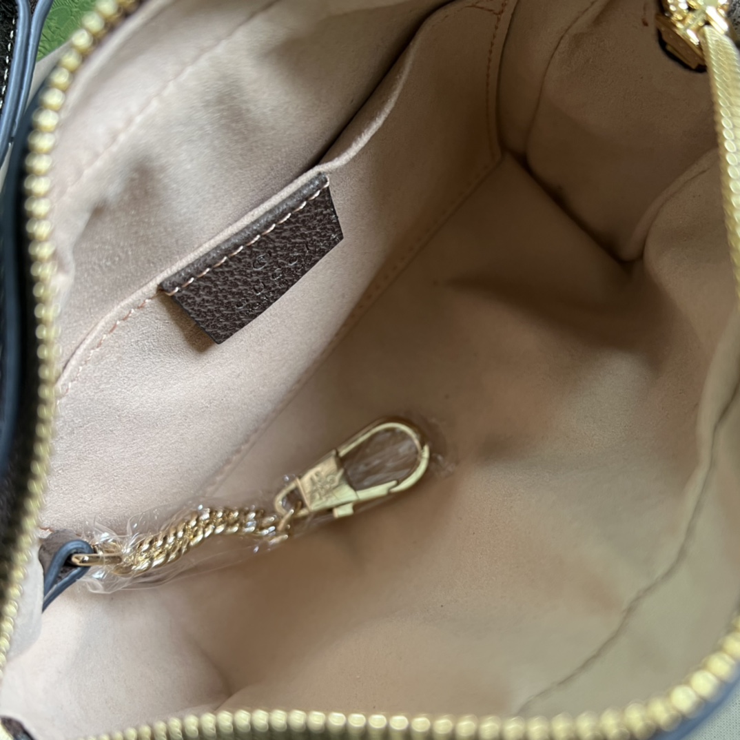 Gucci Ophidia GG Supreme Mini Bag(17.5-12-5.5cm) - DopestKickz