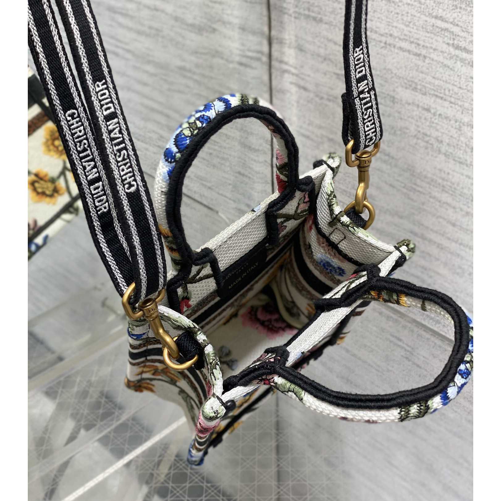 Dior Mini Dior Book Tote Phone Bag - DopestKickz