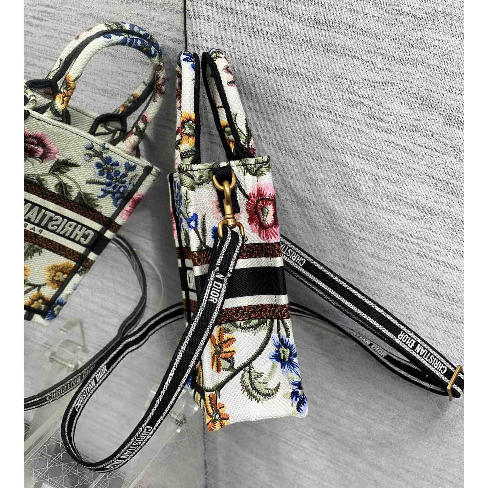 Dior Mini Dior Book Tote Phone Bag - DopestKickz