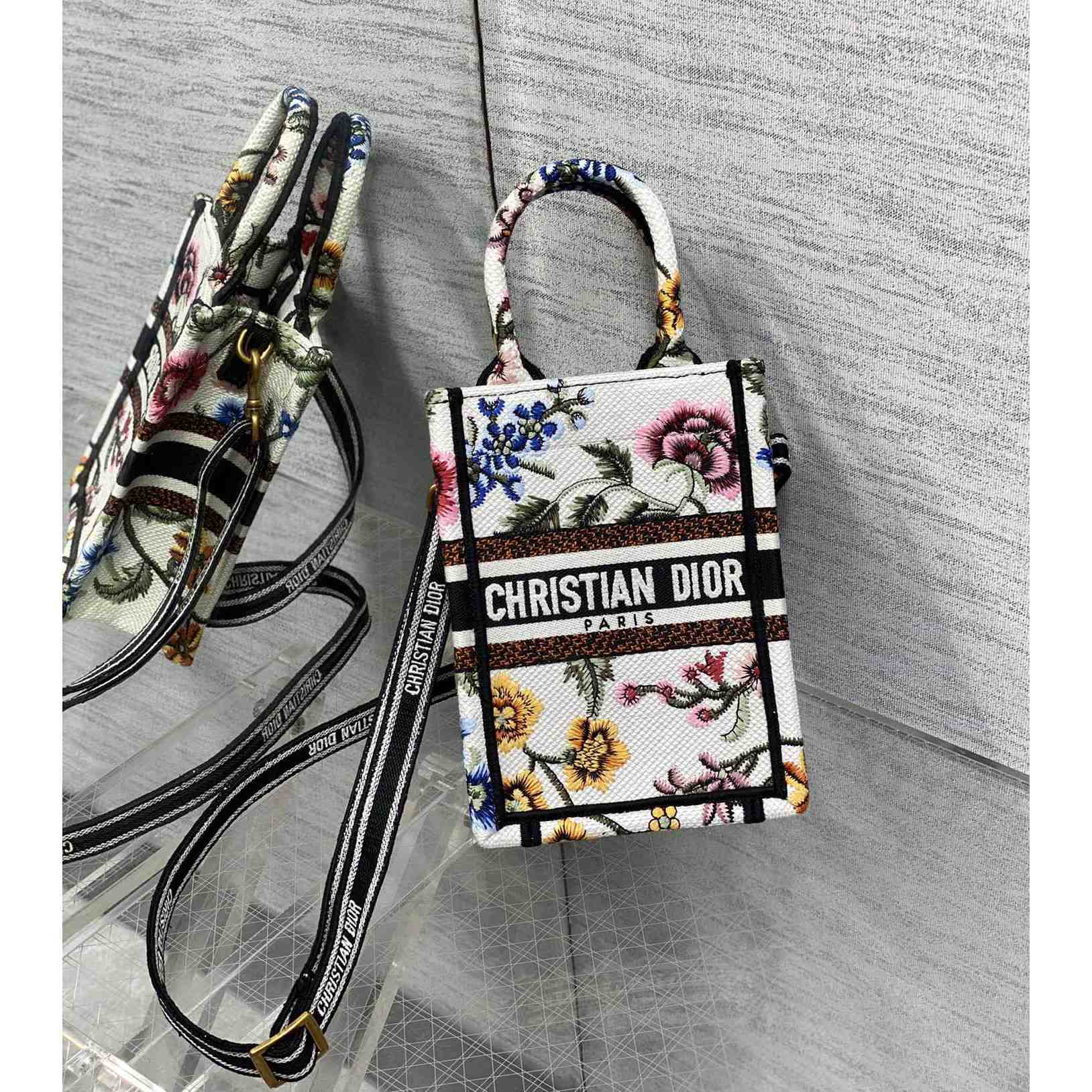 Dior Mini Dior Book Tote Phone Bag - DopestKickz