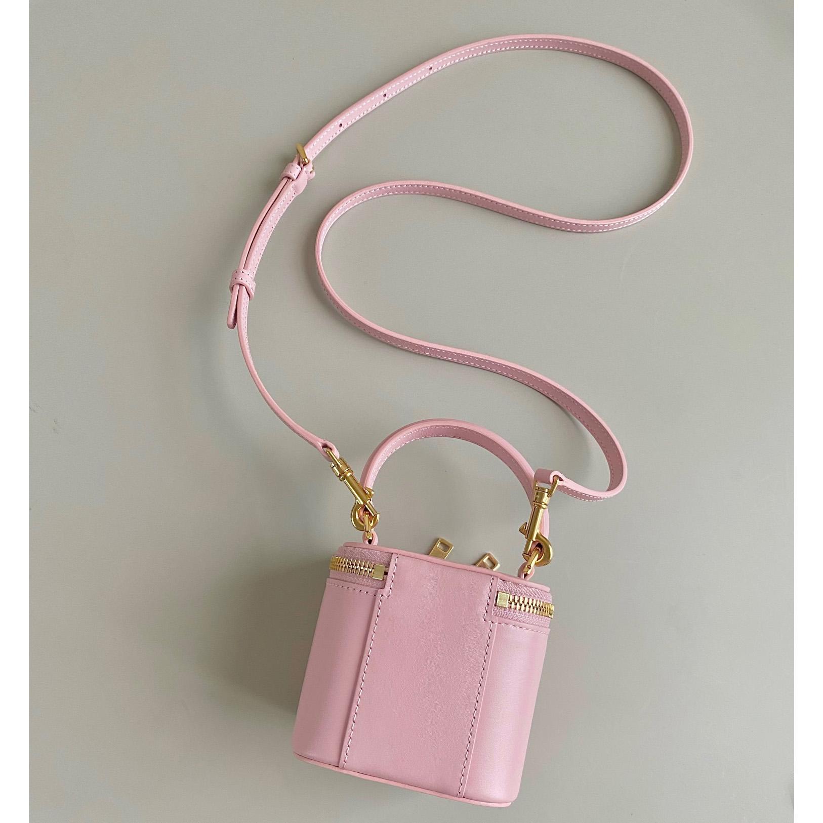 Celine Mini Vanity Case In Smooth Calfskin - DopestKickz