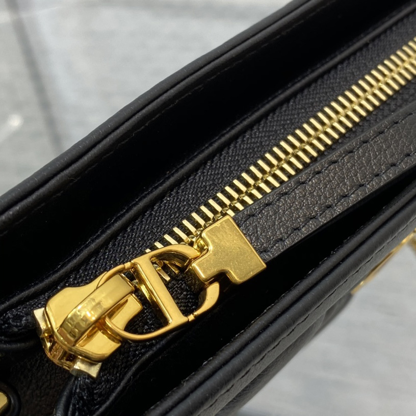 Dior Caro Zipped Pouch With Chain  - DopestKickz