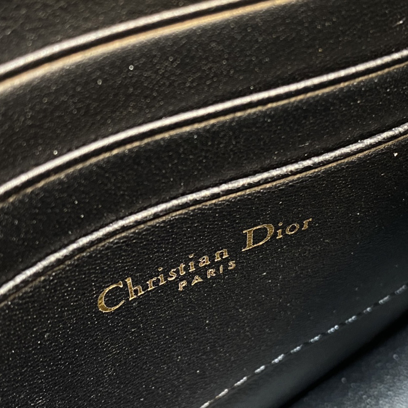 Dior Caro Zipped Pouch With Chain  - DopestKickz