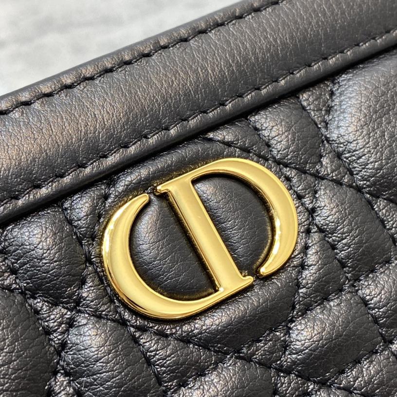Dior Caro Zipped Pouch With Chain  - DopestKickz