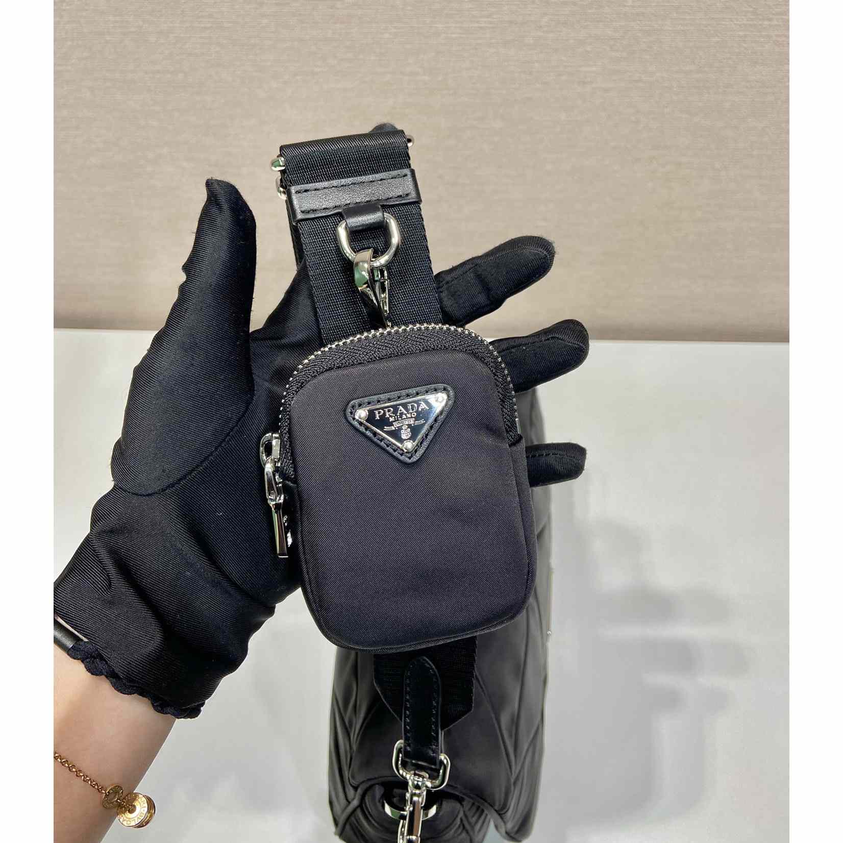 Prada Padded Re-Nylon Shoulder Bag - DopestKickz